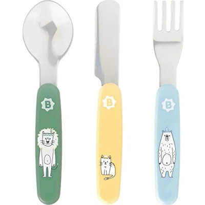 Abbildung von Badabulle Kinderbesteck Set 3 teilig