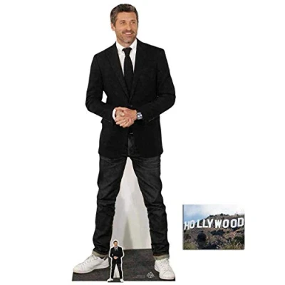 Abbildung von BundleZ 4 FanZ Patrick Dempsey Pappaufsteller in Lebensgröße, 181 cm x 68 cm, inklusive Mini Ausschnitt und Foto, 20 25