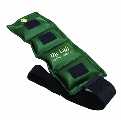 Abbildung von CanDo Gewichtsmanschette Hand und Fußgelenkgewichte, 680 g, olive