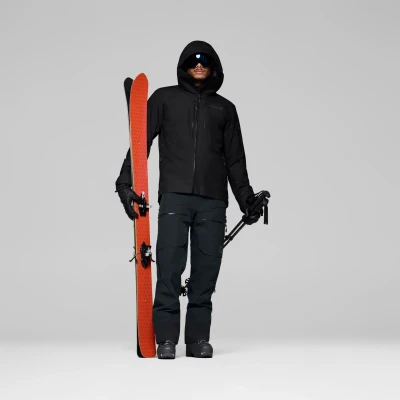 Abbildung von Norrøna Lofoten Goretex Insulated Jacket Hardshelljacke, Herren, Größe: Medium, Caviar
