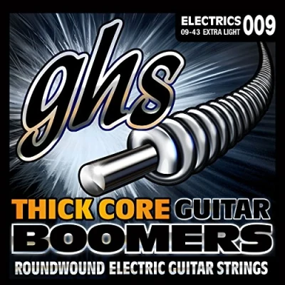 Abbildung von GHS Thick Core Guitar Boomers HC GBXL Electric String Set, Extra Light, .009 .043