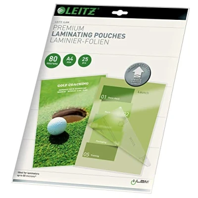 Abbildung von Leitz A4 (ILAM 74790000) 2 x 80 Mikrometer Laminierhülle