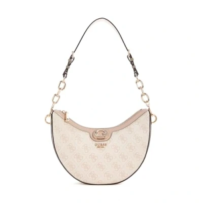 Abbildung von Guess Orlina logo TOP ZIP BAG Handtasche, Damen, Größe: One Size, Sand