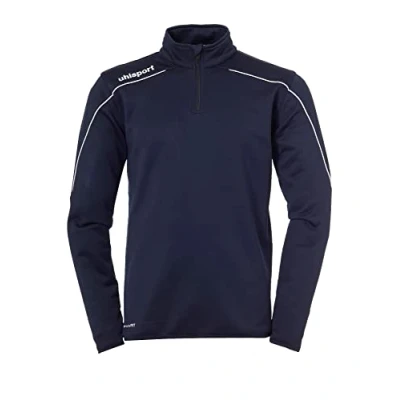 Abbildung von uhlsport Herren Stream 22 1/4 Zip Top Trainingtop, Marine/Weiß, XL