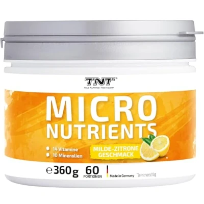 Abbildung von TNT (True Nutrition Technology) Micronutrients Vitamin Mineral Komplex mit Grüntee, Spirulina &amp; Q10 Pulver
