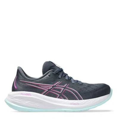 Abbildung von Asics Gelcumulus 26 Laufschuh Neutral, Damen, Größe: 37.5, Tarmac/bold magenta Schuhe