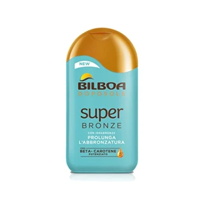 Abbildung von Bilboa, Superbronze After Creme, verstärkte Formel mit IdraBronze und Betacarotin Komplex, verlängert die Bräunung befeuchtet Haut, dermatologisch getestet 200 ml