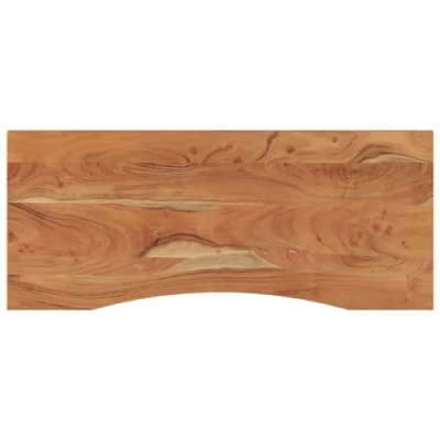 Abbildung von vidaXL Schreibtischplatte, Tischplatte Arbeitsplatte Rechteckig, Platte für Schreibtisch Esstisch, Holzplatte Bürotischplatte, 110x50x2,5cm Massivholz Akazie