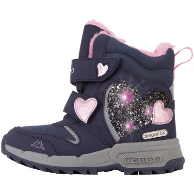 Abbildung von Kappa Adora TEX Snowboot/Winterstiefel für Kinder, Größe: 26, Navy/rosé Schuhe