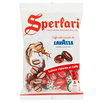 Abbildung von Sperlari Hartbonbons mit Lavazza Kaffee, glutenfrei 175g