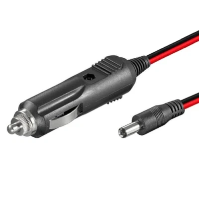 Abbildung von Bolwins H37S Auto Ladegerät Zigarettenanzünder Adapter mit Schalter, 12V 5A, DC Netzkabel 5,5x2,1mm Stecker für Kamera, CCTV, Kühlschrank
