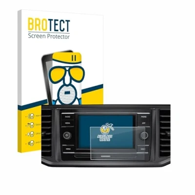 Abbildung von BROTECT Entspiegelungs Schutzglas für Volkswagen Crafter Composition Colour 2022 Schutz Folie Panzerfolie Glas Matt [Kratzfest 9H, Anti Reflex]