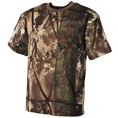 Abbildung von MFH US T Shirt, halbarm,170 g/m² (DE/NL/SE/PL, Alphanumerisch, XXL, Regular, HDT camo)
