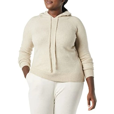 Abbildung von Amazon Essentials Damen Soft Touch Kapuzenpullover, Beige, L