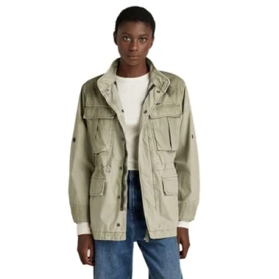 Abbildung von G STAR RAW Damen Field Overshirt, Grün (shamrock vintage gd D21427 9740 D187), S