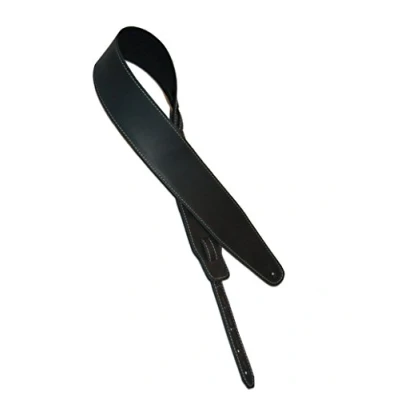 Abbildung von Shaman MC2 Ledergurt für E Gitarre und Bass (verstellbar von 128 cm bis 149 cm, Breite: 7,5 heimisches Leder) schwarz