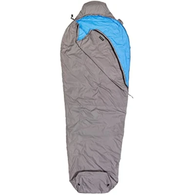 Abbildung von Cocoon Mountain Wanderer long Kunstfaserschlafsack (Grau L One Size) Schlafsäcke