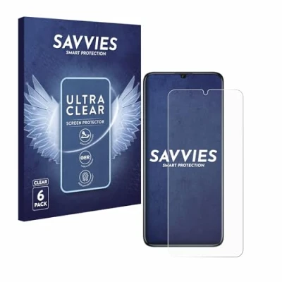 Abbildung von Savvies 6 Stück Schutzfolie für Oukitel C51 Displayschutz Folie Ultra Transparent