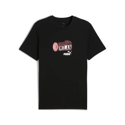 Abbildung von Puma AC Milan Ftblnrgy Tshirt print, Herren, Größe: XL, Black/for all time red