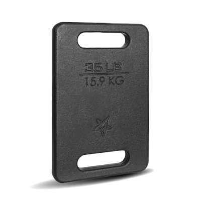 Abbildung von Yes4All 51F7 Gusseisen Ruck Plate Gewichte, 15,9 KG 35 PFUND