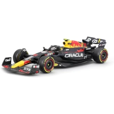 Abbildung von BBURAGO Red Bull Racing RB19 Sergio Perez #11 2023 Realistisches Modellauto im Maßstab 1:43, gefahren von Pérez, offizielle Lizenz, empfohlenes Alter 3+ Jahre
