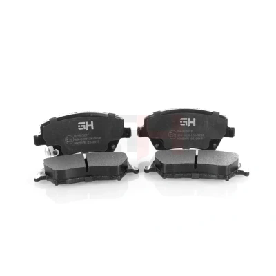 Abbildung von GH 415217 Bremsbelagsatz mit akustischer Verschleißwarnung Bremssattelschrauben Zubehör SUZUKI: SWIFT 3, Splash Schrägheck, NISSAN: MICRA 5