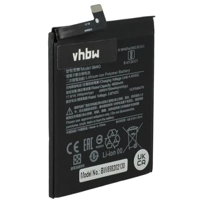 Abbildung von vhbw Akku kompatibel mit Xiaomi Pocophone M2004J11G, Poco F2 Pro 5G Handy Smartphone Telefon (4400mAh, 3,85V, Li Polymer)