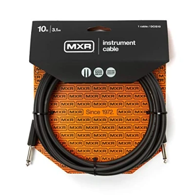 Abbildung von JIM DUNLOP MXR Standard Instrumentenkabel, Schwarz, 10 Fuß 3,1 m, 1/4 Zoll Geradeanschluss (DCIS10)