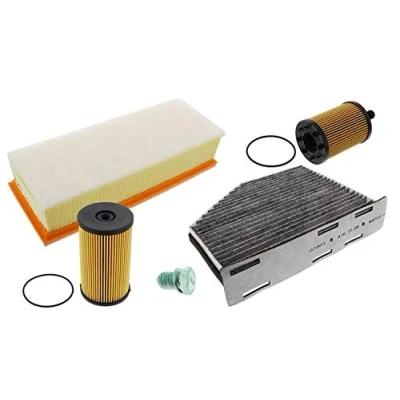 Abbildung von MAPCO 68822 Filter Satz mit Ölablassschraube fünfteilig VOLKSWAGEN: Tiguan I, Passat B6 Variant, Touran SKODA: Superb II Kombi, Octavia 2 Combi