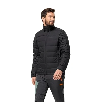 Abbildung von Jack Wolfskin Ather Daunenjacke, Herren, Größe: Large, Black