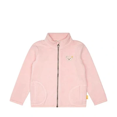 Abbildung von Steiff Fleecejacke für Kinder, Größe: 104, Silver pink