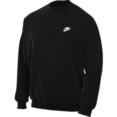 Abbildung von Nike Sportswear CLUB Oversized CREW Sweatshirt, Herren, Größe: XS, Black/white