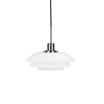 Abbildung von Dyberg Larsen DL31 Hängeleuchte Glasschirm chrom