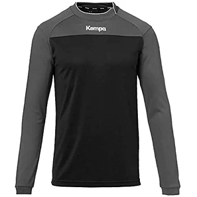 Abbildung von Kempa Kinder Prime Langarmshirt, schwarz/Anthra, S, 200229301