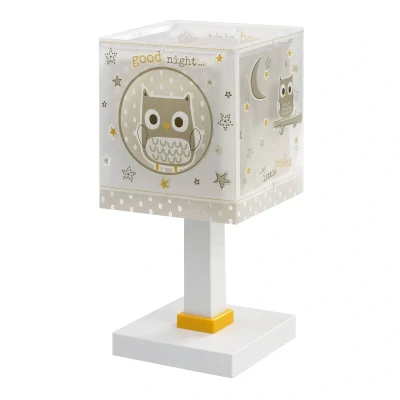 Abbildung von Dalber Kinder Tischlampe Nachttischlampe kinderzimmer Eule Tiere Good Night, 63391, E14