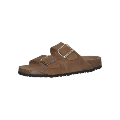 Abbildung von Tamaris Pantolette flach, Damen, Größe: 39, Cognac Schuhe