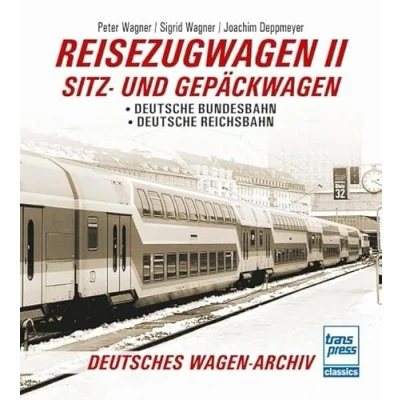 Abbildung von Reisezugwagen 2 Sitz und Gepäckwagen: Deutsche Bundesbahn Reichsbahn (Deutsches Wagen Archiv)