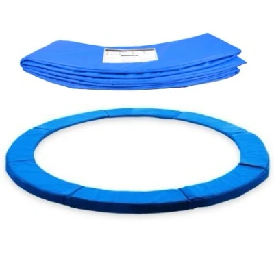 Abbildung von ULTRAPOWER SPORTS Federabdeckung Randschutz Randabdeckung für Trampolin 244cm 305cm 366cm Rahmenpolsterung Pink/Grün/Farbige PVC UV beständig (Blau, 6 Stangen)