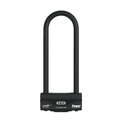 Abbildung von ABUS Bügelschloss Granit Power 58/140HBIII starkes Motorradschloss mit doppelter Verriegelung Sicherheitslevel 18 Bügelhöhe 260 mm