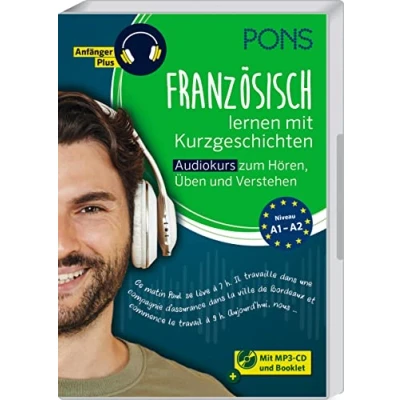 Abbildung von PONS Französisch lernen mit Kurzgeschichten: Hörbuch Booklet, MP3 Download und CD (PONS Audiokurs)