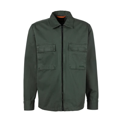 Abbildung von BOSS ORANGE Cargojacke Lovel zip_12_M mit aufgesetzten Taschen