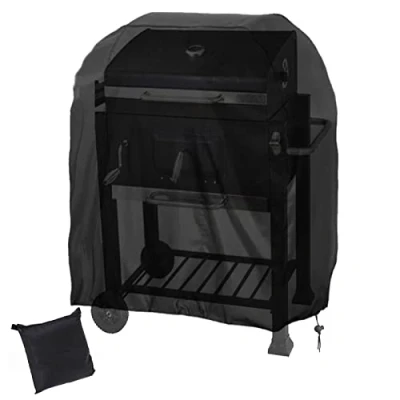 Abbildung von Timisea Grill Abdeckhaube, 77 * 70 110cm Grillabdeckung,Gasgrill Abdeckplane,420D Oxford Gasgrill Abdeckplane,Wetterfest Grillabdeckung, Wasserdicht, reißfest, UV Schutz Abdeckhaube