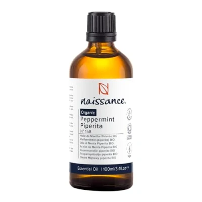 Abbildung von Naissance Pfefferminzöl BIO (Nr. 158) 100ml Mentha Piperita 100% Reines Ackerminze Ätherisches Öl Minzöl für Naturkosmetik, Aromatherapie, Duftlampe Duftöl Aroma Diffuser