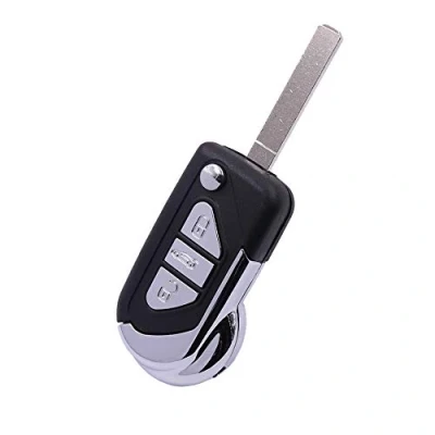 Abbildung von Autoschlüssel Ersatz Fernbedienung Schlüssel Für Cle Citroen DS3 DS4 Berlingo 3 Schlüsselanhänger Flip mit Tasten Klinge Phonillico®
