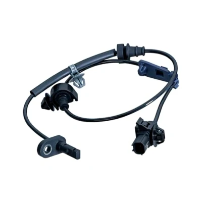 Abbildung von HELLA 6PU 358 251 121 ABS Sensor Vorderachse mit Befestigungsclips am Kabel Hallsensor 2 polig 692mm HONDA: CR V III (RE) 2.4 4WD, 2.0 i VTEC 4WD