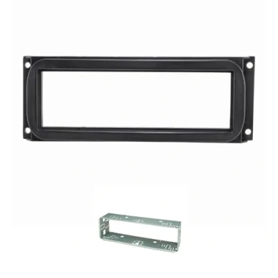 Abbildung von tomzz Audio 2407 014 Radioblende Metallschacht kompatibel mit Chrysler Neon PT Cruiser Jeep Wrangler Grand Cherokee