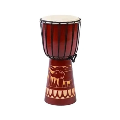 Abbildung von 40cm Djembe Trommel Bongo Elefant Anfänger Kinder Guter Klang Fair Trade
