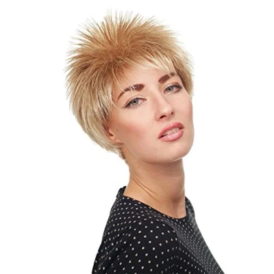 Abbildung von WIG ME UP 3324 27T613 Damenperücke Perücke Kurzhaarperücke kurz toupiert wilde Strähnen 80er Igel Wave Blond Mischung