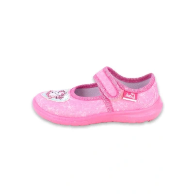 Abbildung von Beck Fantasy World Hausschuh für Kinder, Größe: 32, Rosa Schuhe