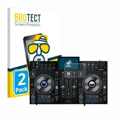 Abbildung von BROTECT Entspiegelungs Schutzfolie für Denon DJ Prime 2 (2 Stück) Matte Displayschutz Folie, Anti Reflex, Fingerprint